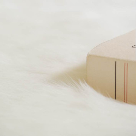 Grand Plaid Lapin Blanc
