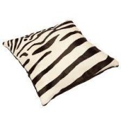 Maison Thuret - Imitatie Zebra koeienhuid kussen