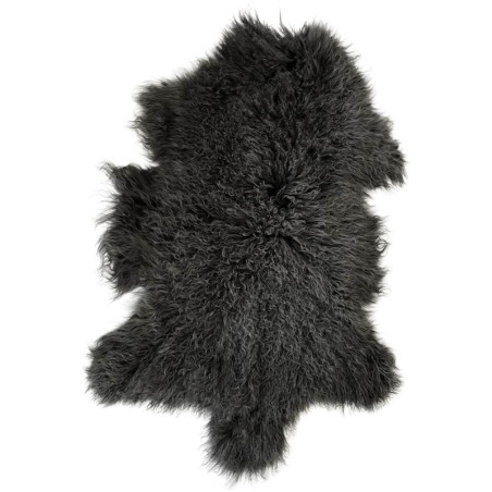 Peau Agneau Du Tibet Gris