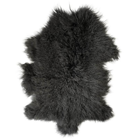 Peau Agneau Du Tibet Gris