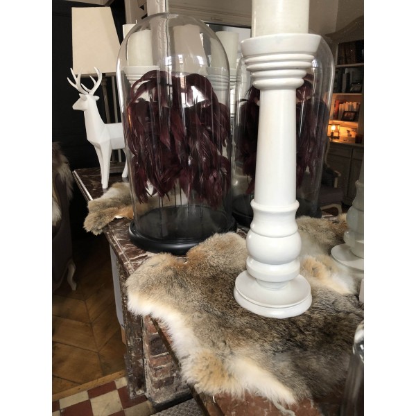 Maison Thuret - Peau De Lapin Marron-Gris
