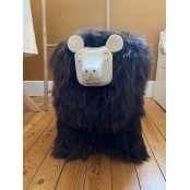 Maison Thuret - Yuki, Ours Décoratif En Peau De Mouton marron
