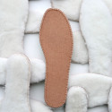 semelles en peau de mouton