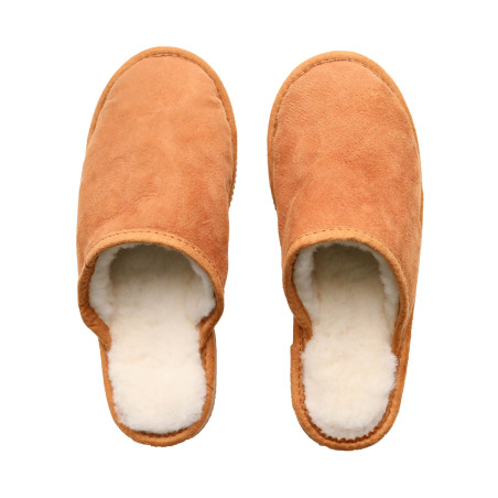 Mules en peau de mouton