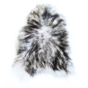 Black Stranded Icelandic Sheepskin