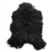 Black Curled Icelandic Sheepskin