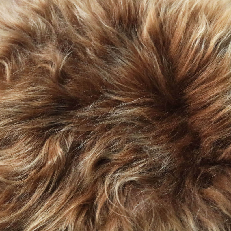 Rode IJslandse schapenvacht