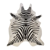 Zwart-witte zebra koeienhuid