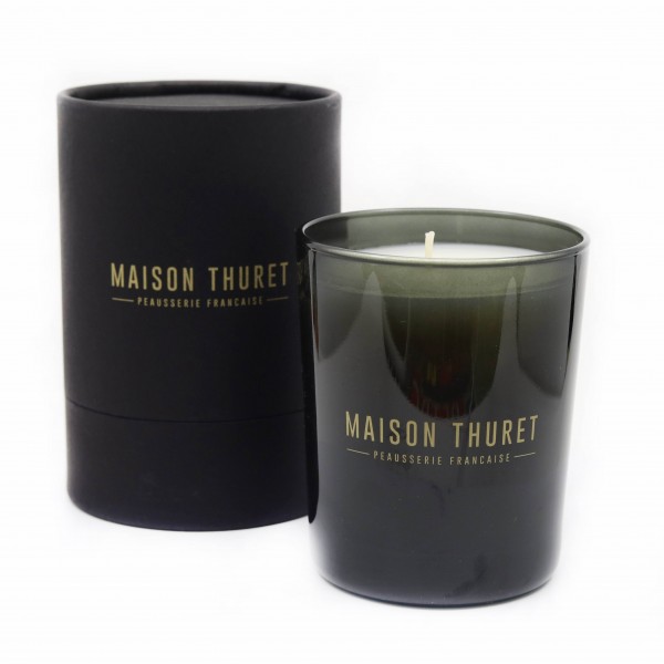 Maison Thuret - Grijze glazen kaars