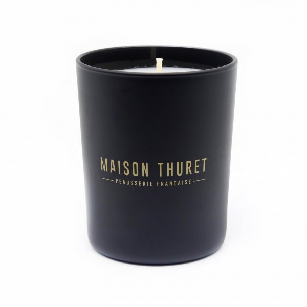 Maison Thuret - Bougie En Verre Noir Mat