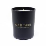 Bougie En Verre Noir Mat