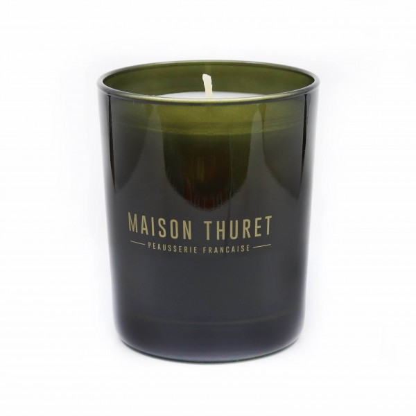 Maison Thuret - Bougie En Verre Vert Olive