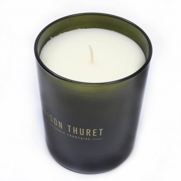 Maison Thuret - Bougie En Verre Vert Olive