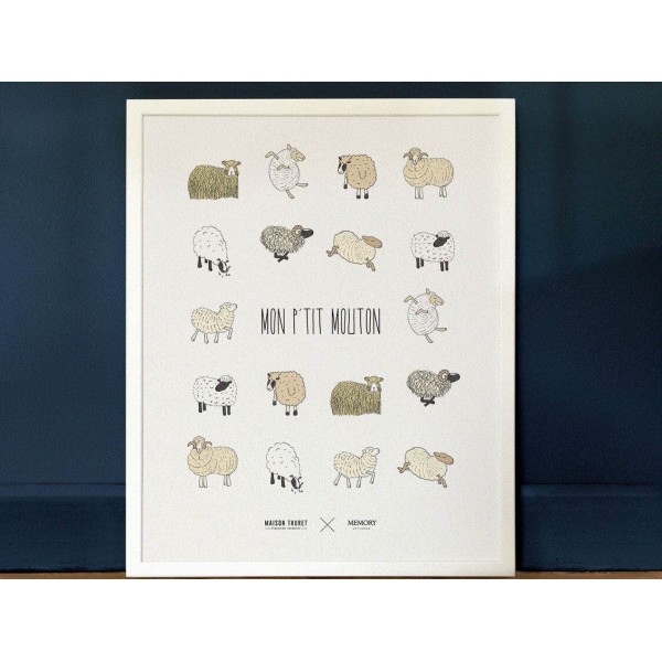 Maison Thuret - Affiche Mon P'Tit Mouton