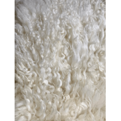 Maison Thuret - Peau De Mouton Naturelle Blanche Bouclée