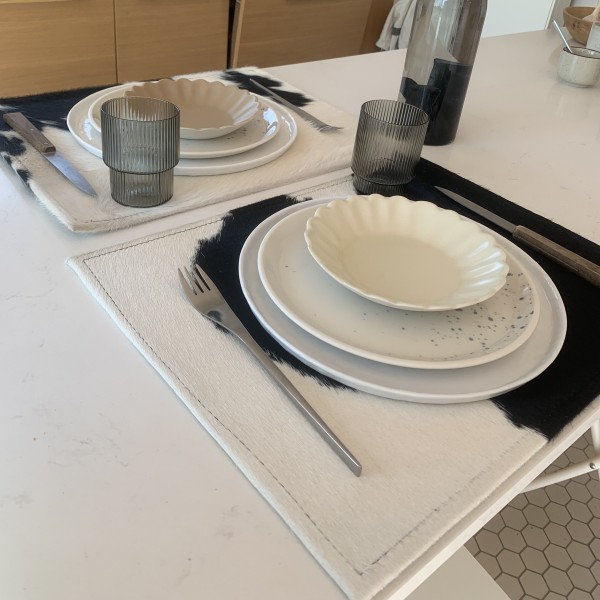 Maison Thuret - Set De Table En Peau De Vache