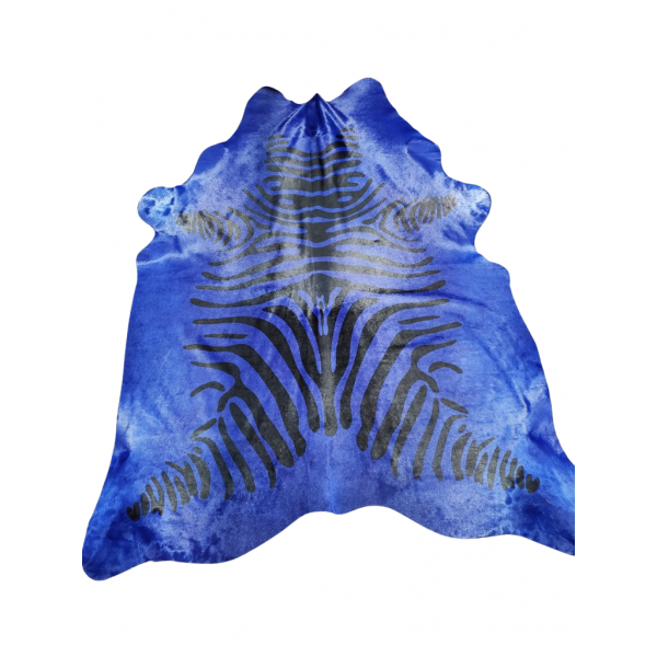 Maison Thuret - Blauwe zebra koeienhuid
