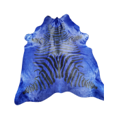Blauwe zebra koeienhuid