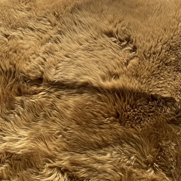Maison Thuret - Tapis En Peau De Mouton Camel