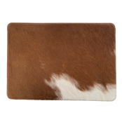 Cowhide Placemat Rounded Corners