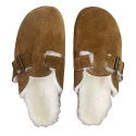 sabots en peau de mouton