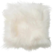 Coussin En Peau De Mouton Islandais Blanc