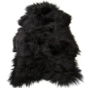 Peau de mouton islandais noir