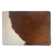 Cowhide Placemat Rounded Corners