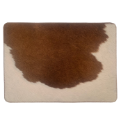 Cowhide Placemat Rounded Corners
