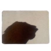 Cowhide Placemat Rounded Corners