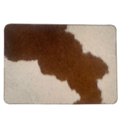 Set De Table En Peau De Vache Coins Arrondis