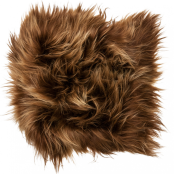 Brown Icelandic Sheepskin Chair Pad