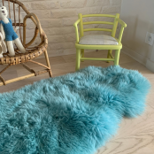 Maison Thuret - Peau De Mouton Turquoise