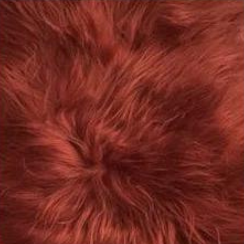 Peau De Mouton Islandais Terracotta