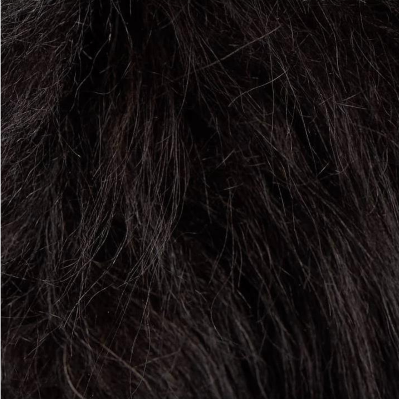 Peau de mouton islandais noir