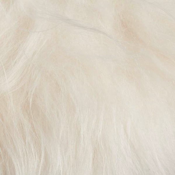 Maison Thuret - Witte schapenvacht kruk