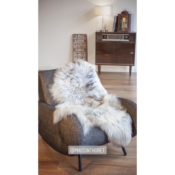Maison Thuret - Heather Gray Icelandic Sheepskin