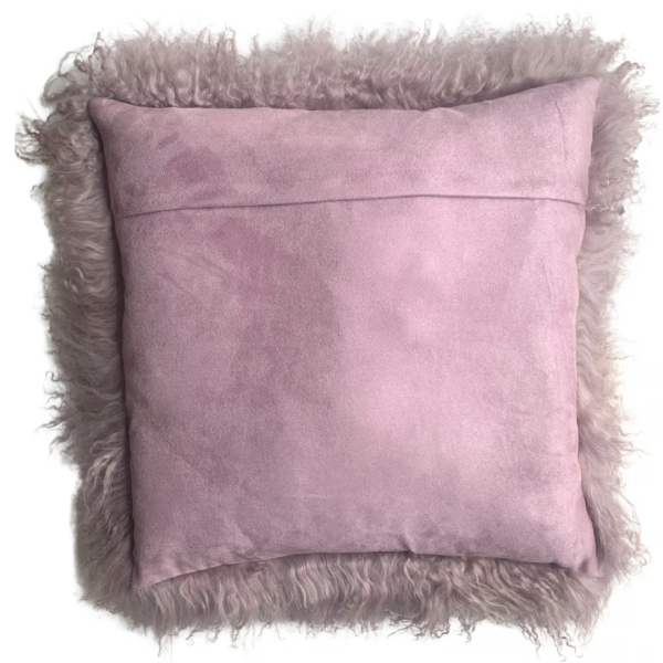 Maison Thuret - Coussin En Peau d'Agneau Du Tibet Lavande