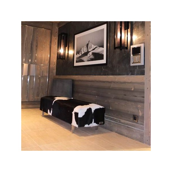 Maison Thuret - Banquette En Peau De Vache "Val d'Isère"