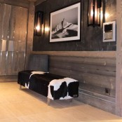 Banquette En Peau De Vache "Val d'Isère"