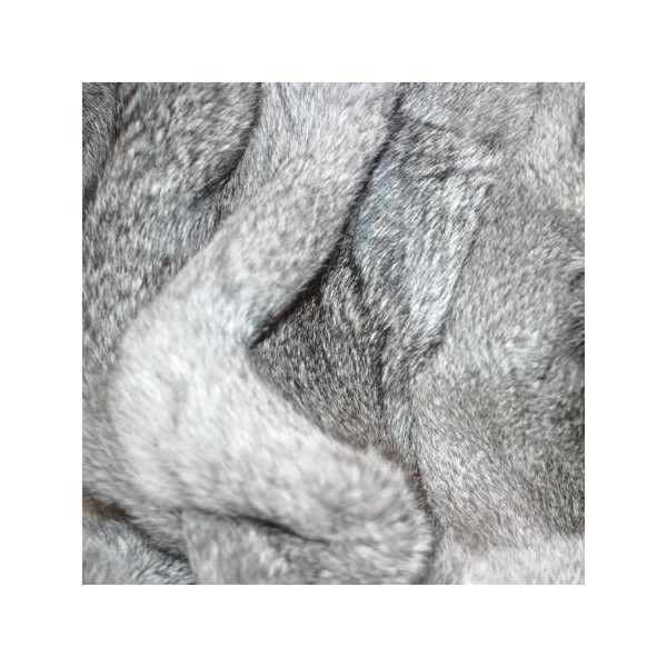 Maison Thuret - Dessus De Lit En Fourrure De Lapin Gris