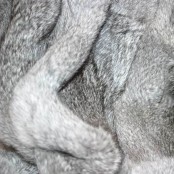 Maison Thuret - Dessus De Lit En Fourrure De Lapin Gris