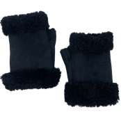 Maison Thuret - Mitaines En Peau De Mouton Noire