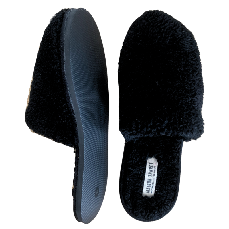 Mules en peau de mouton