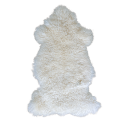 Natuurlijke witte krullende schapenvacht