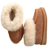 Chaussons Enfant En Peau De Mouton