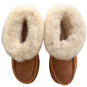Maison Thuret - Kinderpantoffels van schapenvacht