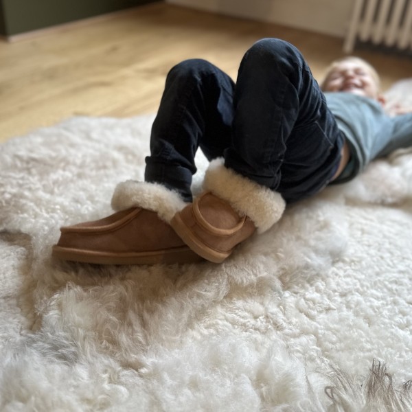 Maison Thuret - Kinderpantoffels van schapenvacht