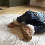 Maison Thuret - Kinderpantoffels van schapenvacht