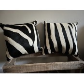 Maison Thuret - Imitatie Zebra koeienhuid kussen